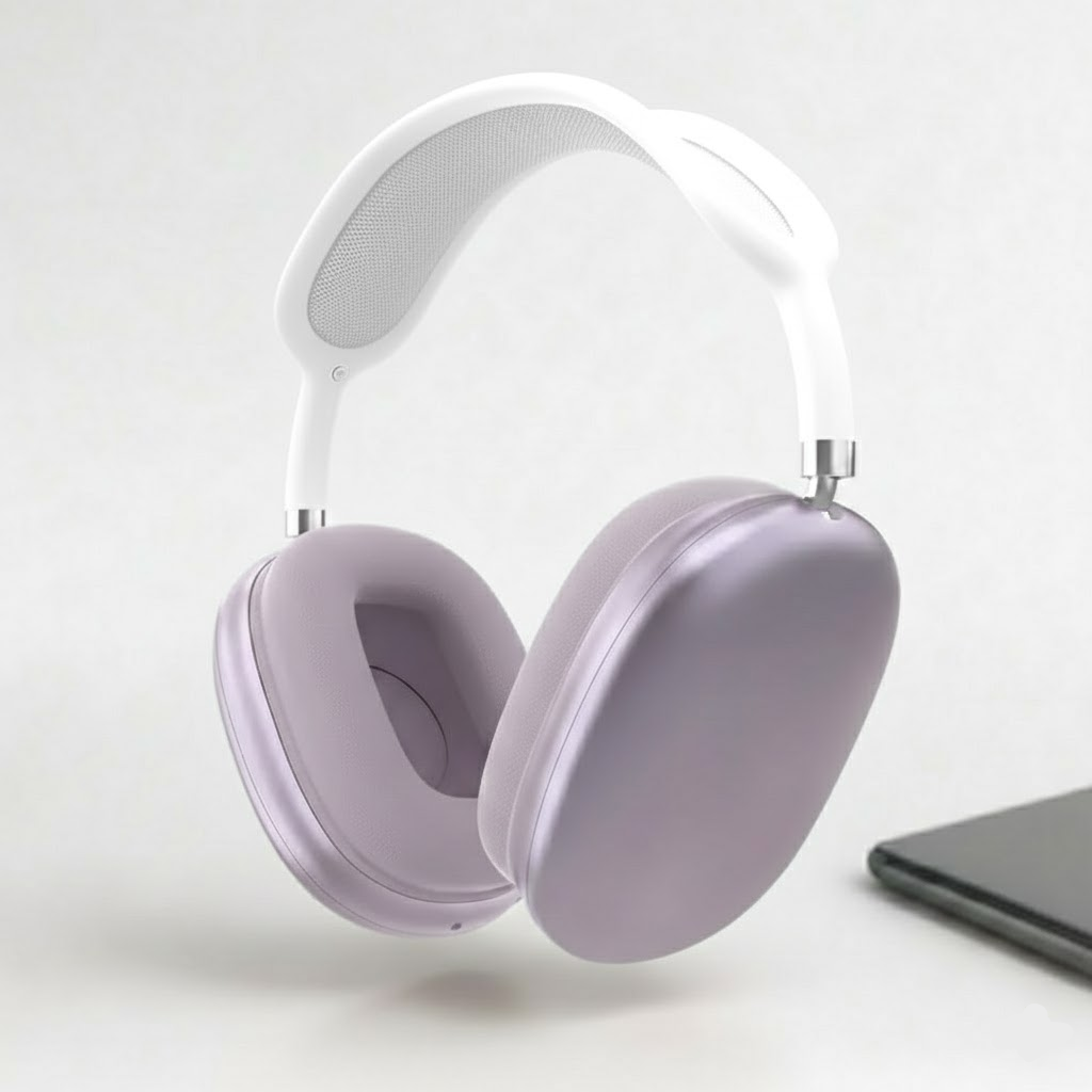 Gepolsterte, faltbare kabellose Bluetooth-Kopfhörer mit Mikrofon und Over-Ear-Design