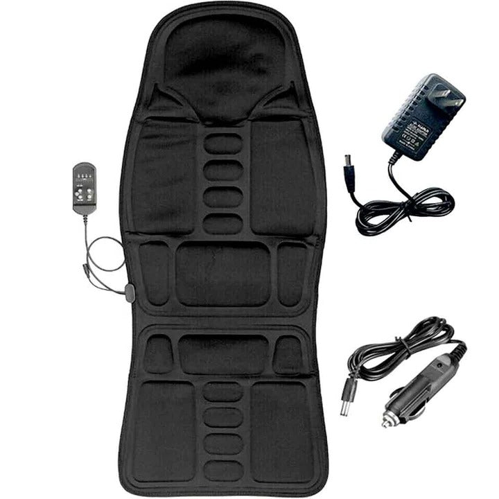 Ergonomisches beheiztes, vibrierendes, wiederaufladbares tragbares Sitzkissen-Massagegerät