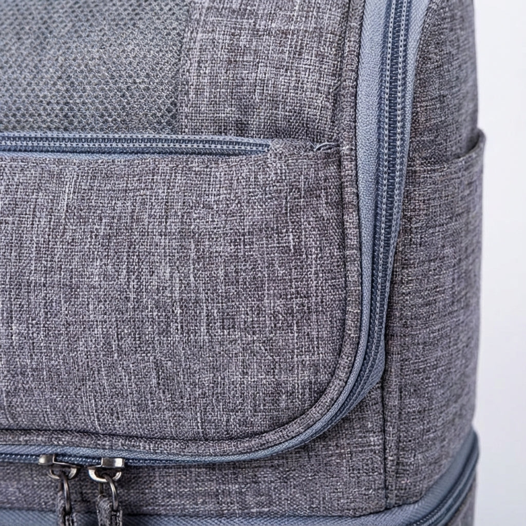 Wasserabweisende Reisekulturbeuteltasche mit mehreren Fächern und Aufhängehaken