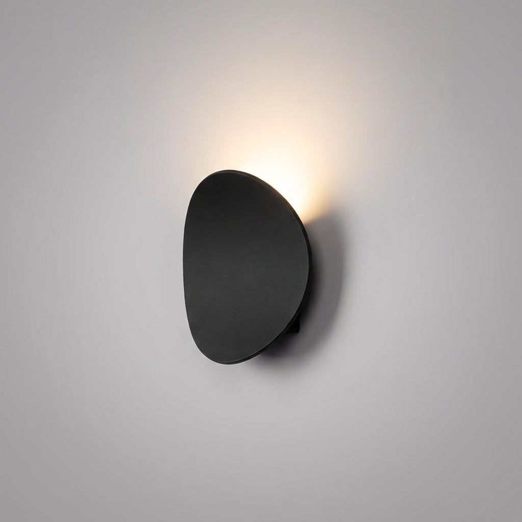 Schlanke Aluminium-Wandleuchte mit Aufwärtslicht und Festverdrahtung