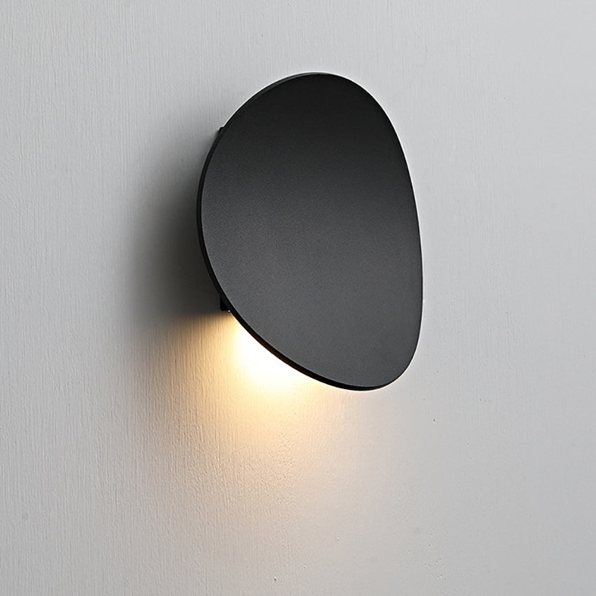 Schlanke Aluminium-Wandleuchte mit Aufwärtslicht und Festverdrahtung