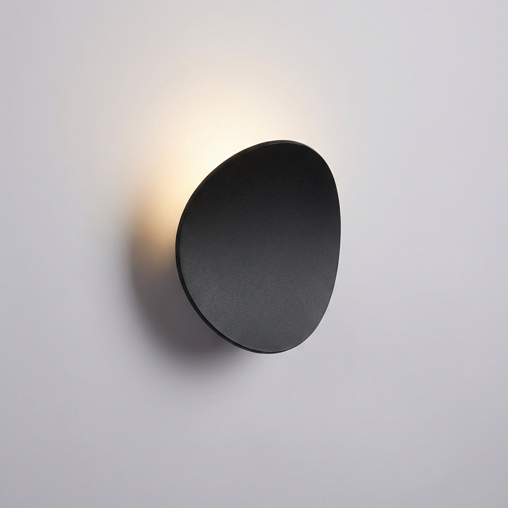 Schlanke Aluminium-Wandleuchte mit Aufwärtslicht und Festverdrahtung