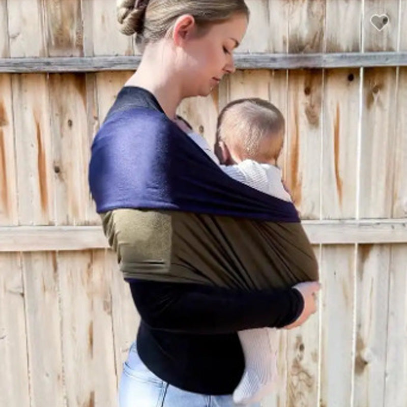 Blød, åndbar og ergonomisk håndfri justerbar babyvikle