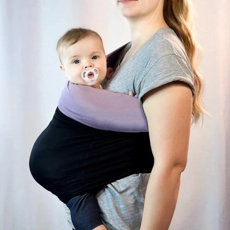 Blød, åndbar og ergonomisk håndfri justerbar babyvikle