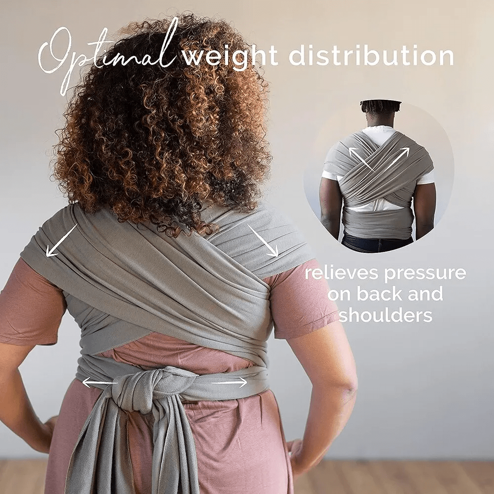 Ergonomisk åndbar justerbar håndfri babyvikle