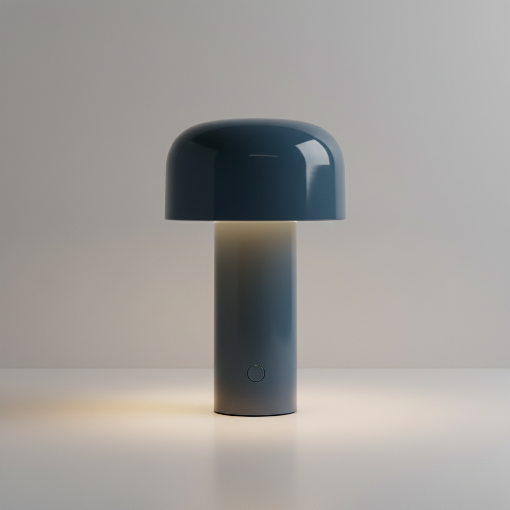 Elegante kabellose Tischlampe in Pilzform mit Touch-Steuerung