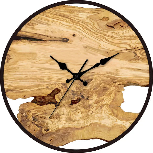Minimalistische transparente leise Quarzwanduhr aus Acryl