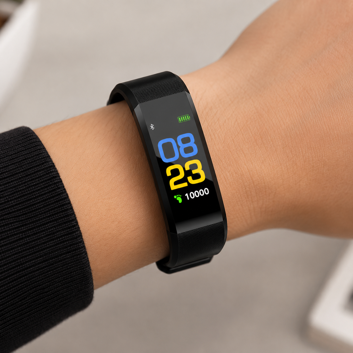 Verstellbare Fitness-Smartwatch zur Herzfrequenz- und Schlafüberwachung