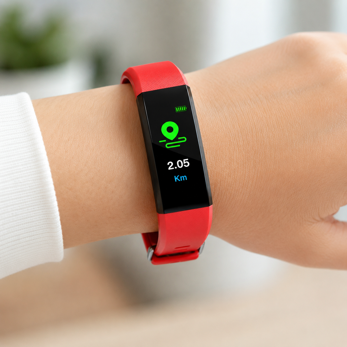 Verstellbare Fitness-Smartwatch zur Herzfrequenz- und Schlafüberwachung