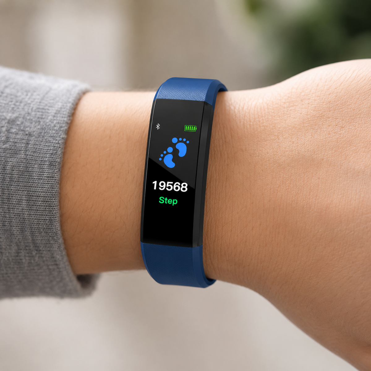 Verstellbare Fitness-Smartwatch zur Herzfrequenz- und Schlafüberwachung
