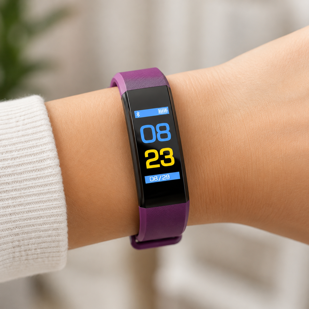 Verstellbare Fitness-Smartwatch zur Herzfrequenz- und Schlafüberwachung