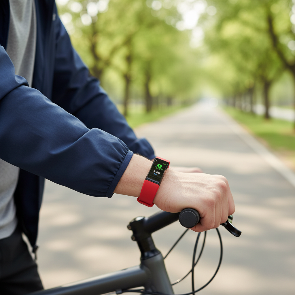Leichte, wiederaufladbare Aktivitäts-Tracker-Smartwatch als Armband mit Herzfrequenzüberwachung