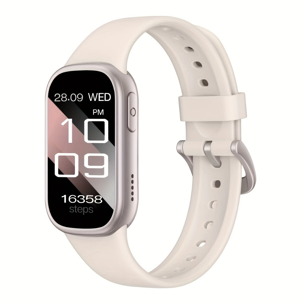 Wasserdichte Smartwatch mit Silikonarmband, Schnellladefunktion und Fitness-Tracking