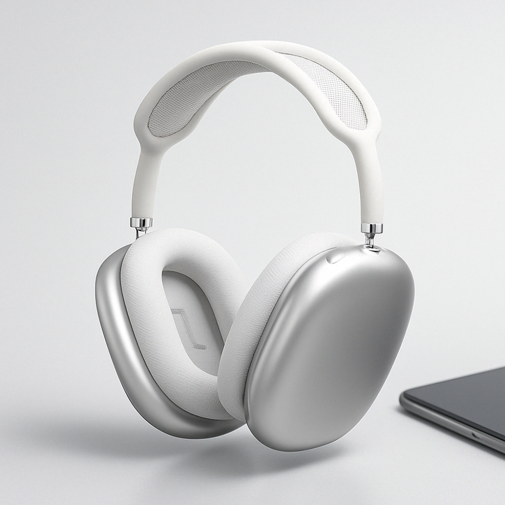 Gepolsterte, faltbare kabellose Bluetooth-Kopfhörer mit Mikrofon und Over-Ear-Design