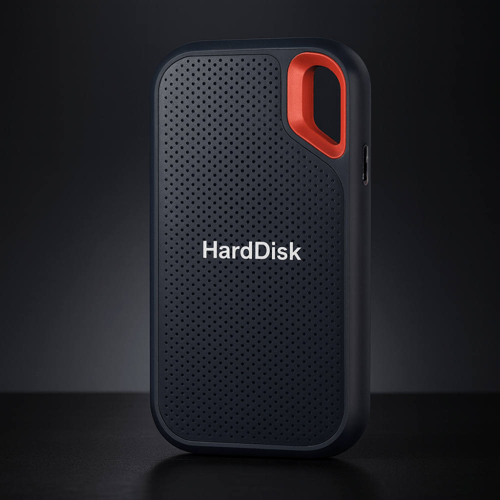 Kompakte tragbare externe SSD aus Aluminiumlegierung mit Typ-C-Anschluss