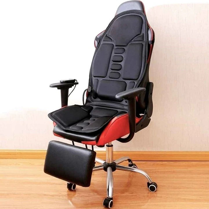 Ergonomisches beheiztes, vibrierendes, wiederaufladbares tragbares Sitzkissen-Massagegerät