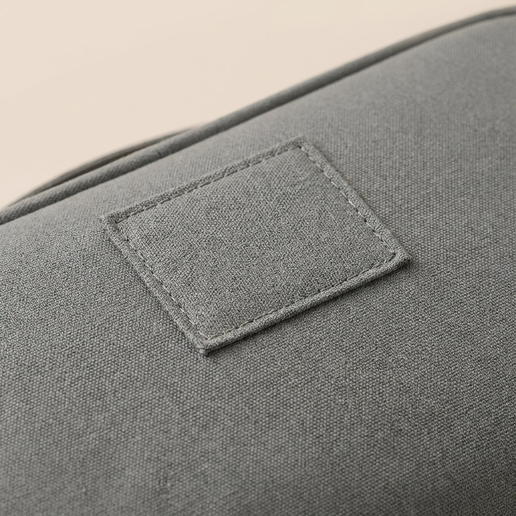 Kompakte, wasserdichte, transparente Reisekulturbeuteltasche mit mehreren Fächern