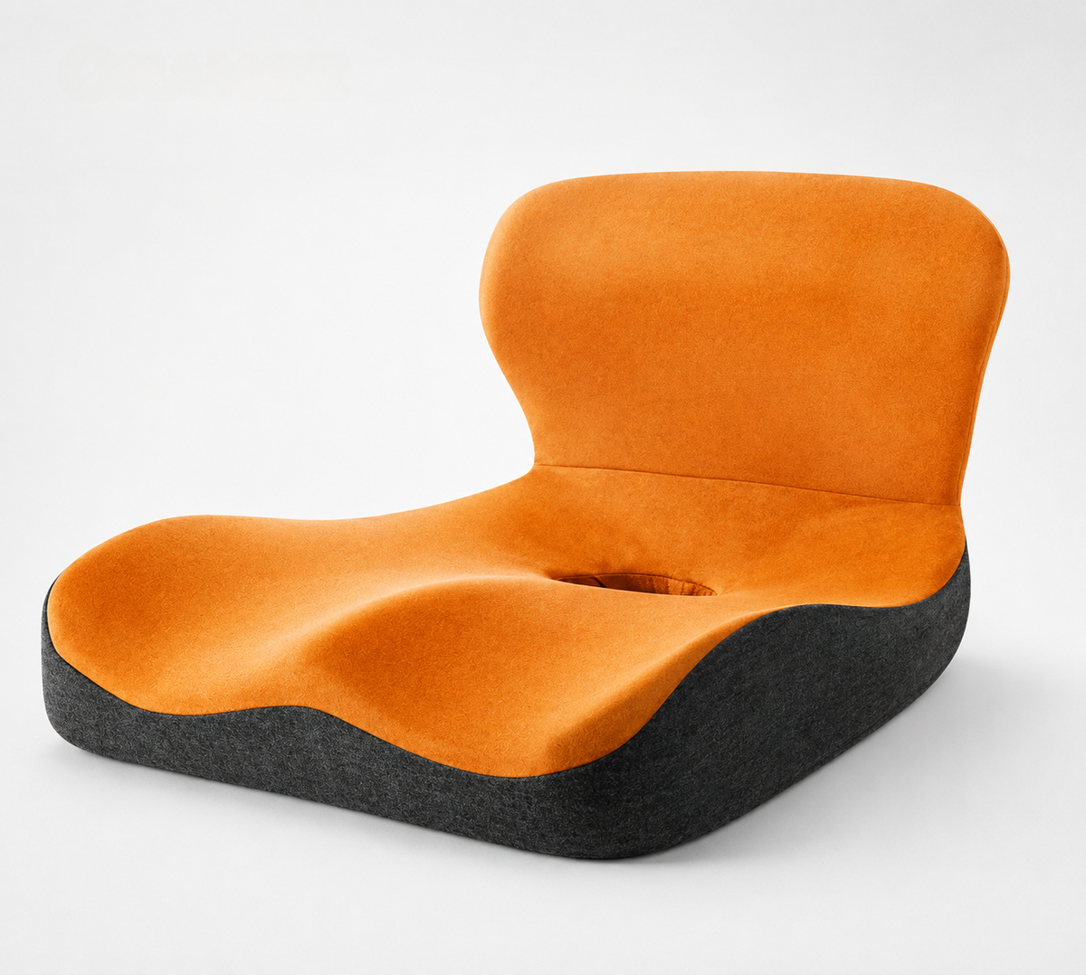Ergonomisches orthopädisches Sitzkissen in L-Form aus hochdichtem Memory-Schaumstoff