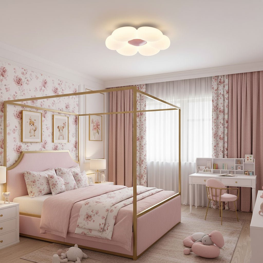 Deckenleuchte für Kinderzimmer in Blumenform mit einstellbarer Farbtemperatur