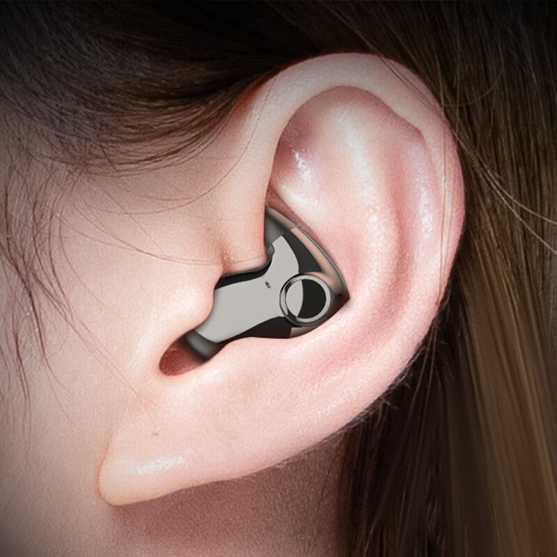 Unsichtbare, ultradünne, ergonomische kabellose Noise-Cancelling-Schlafkopfhörer