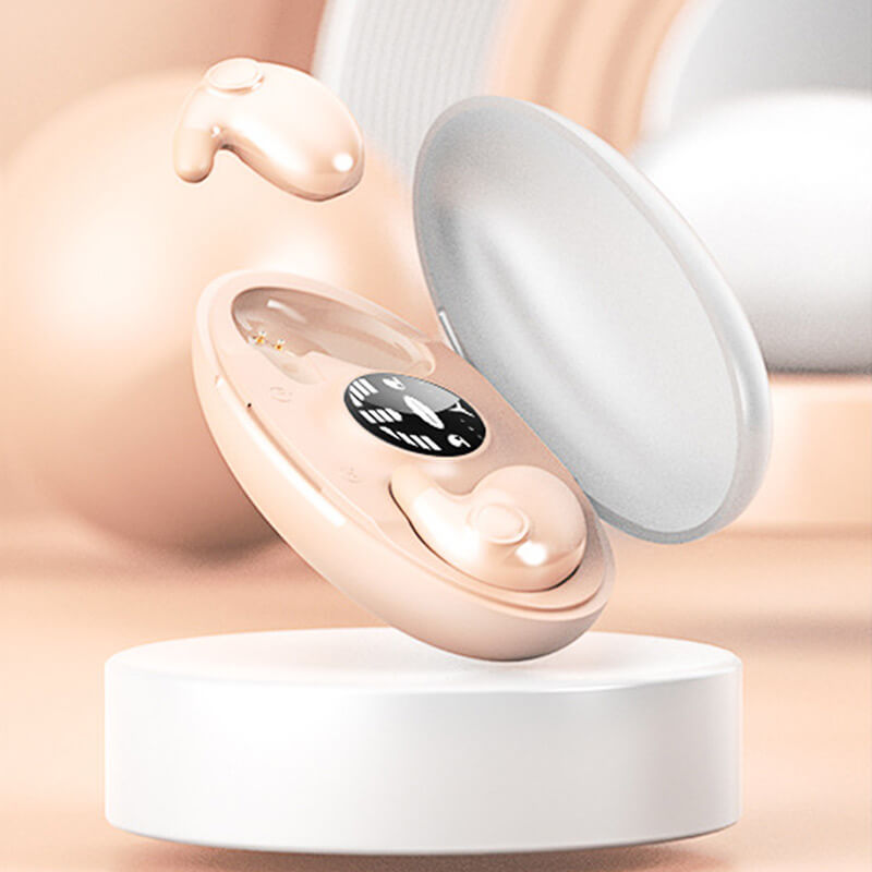 Unsichtbare, ultradünne, ergonomische kabellose Noise-Cancelling-Schlafkopfhörer