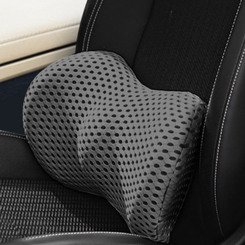 Ergonomisches konturiertes Lendenstützkissen aus Memory-Schaumstoff mit verstellbarem Gurt