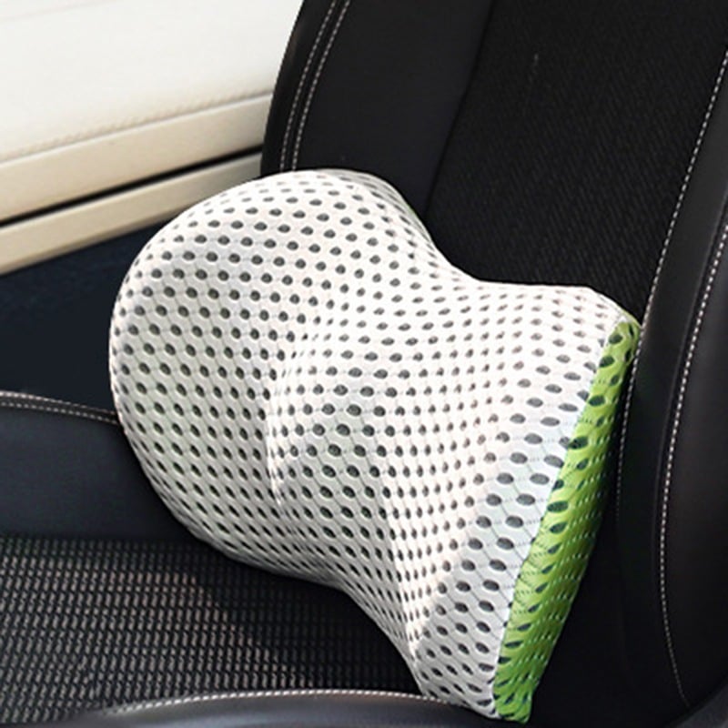 Ergonomisches konturiertes Lendenstützkissen aus Memory-Schaumstoff mit verstellbarem Gurt