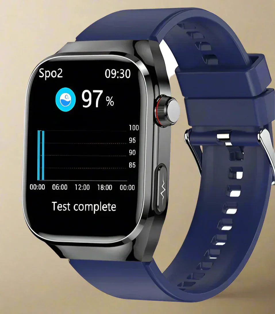 Wasserdichte Smartwatch mit Gehäuse aus einer Legierung sowie EKG- und Gesundheitsüberwachung