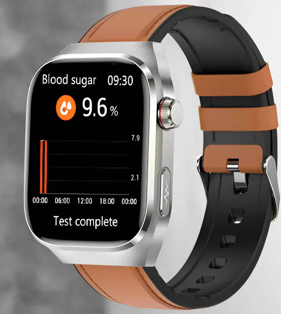 Wasserdichte Smartwatch mit Gehäuse aus einer Legierung sowie EKG- und Gesundheitsüberwachung