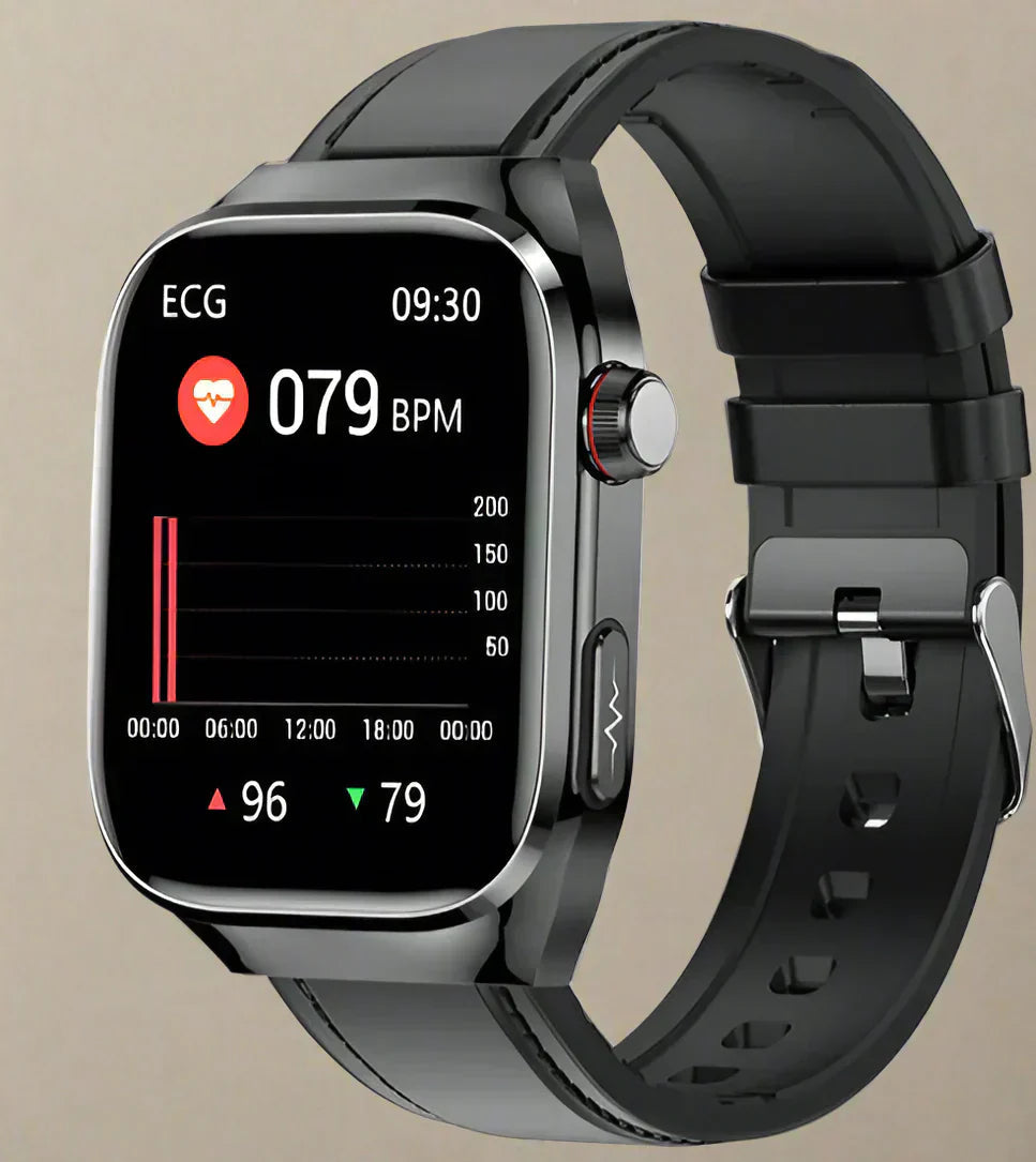 Wasserdichte Smartwatch mit Gehäuse aus einer Legierung sowie EKG- und Gesundheitsüberwachung