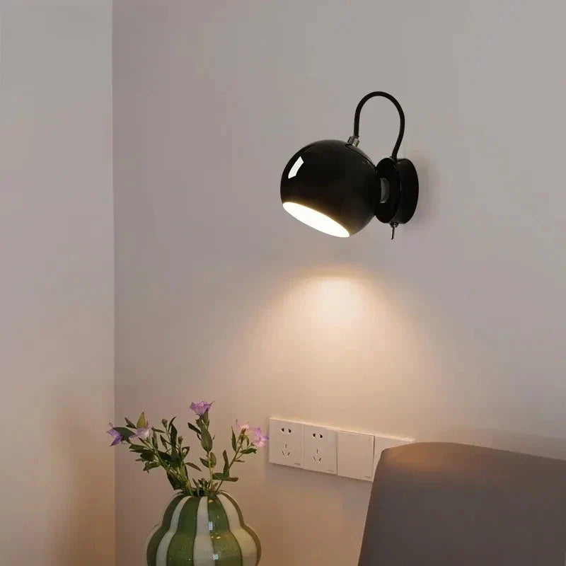 Nordische minimalistische drehbare Deckenleuchte in Kuppelform