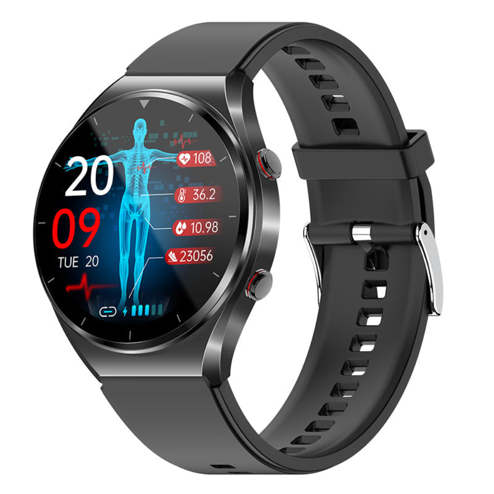 Wiederaufladbare tragbare Smartwatch mit Touchscreen zur Überwachung von Fitness und Aktivität