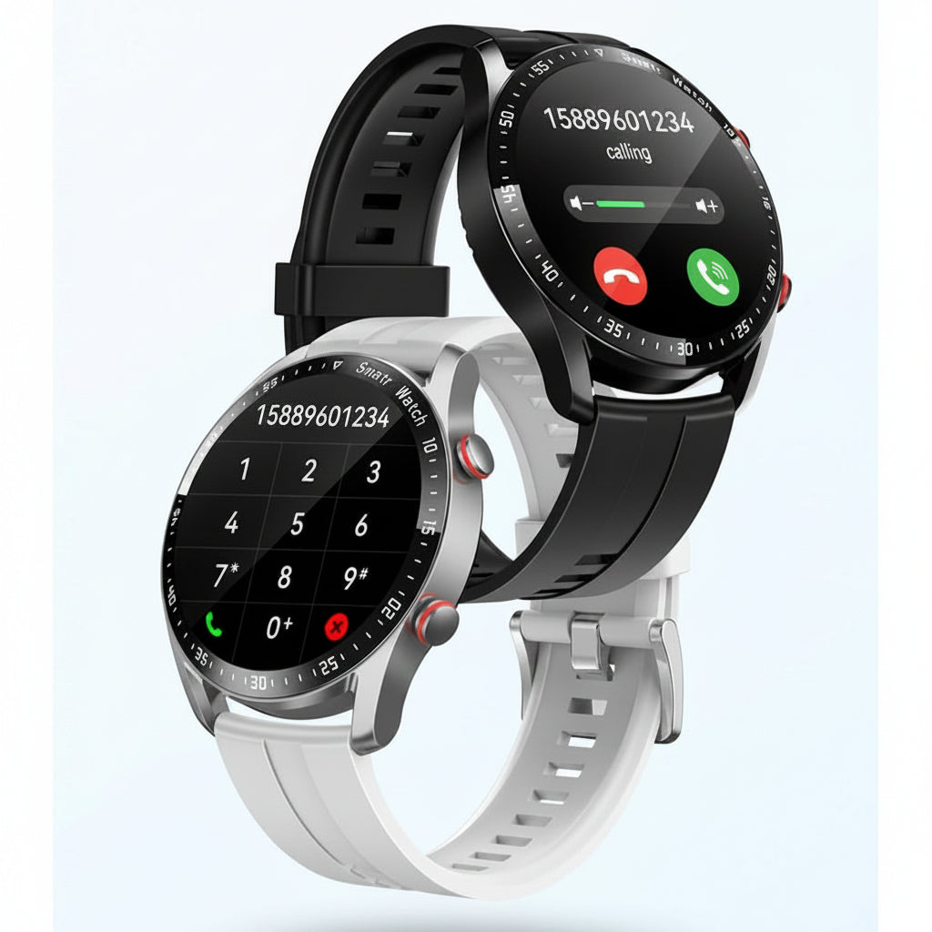 Wasserbeständige Bluetooth-Fitness-Tracker-Smartwatch mit Herzfrequenzüberwachung und Multifunktionsfunktionen