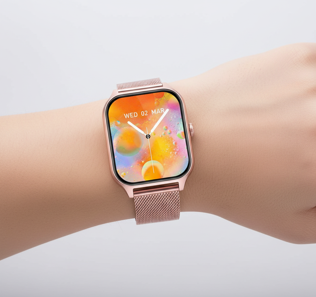 Schlankes Touchscreen-Smartband zur Fitnessüberwachung