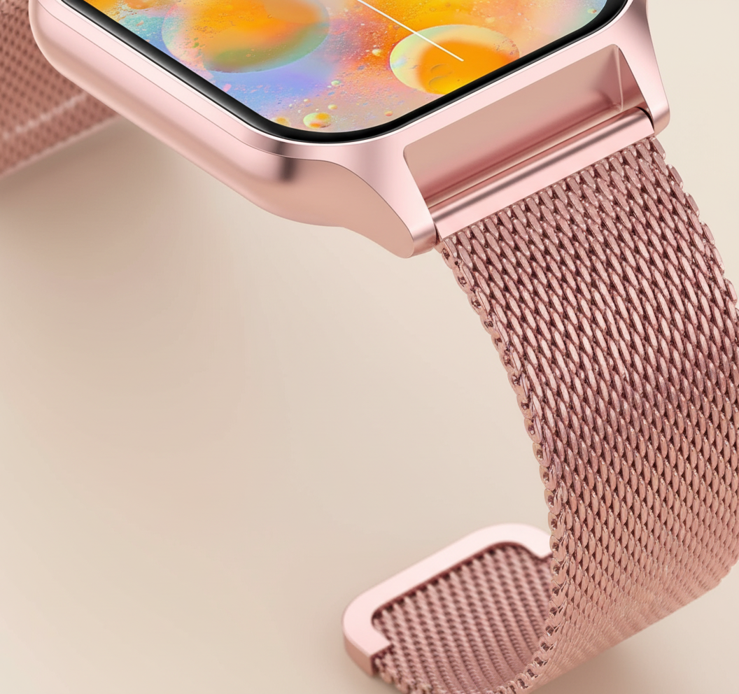 Schlankes Touchscreen-Smartband zur Fitnessüberwachung
