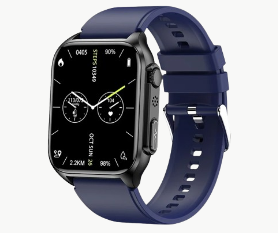 Leichte Smartwatch mit Touchscreen sowie Herzfrequenz- und Schlafüberwachung