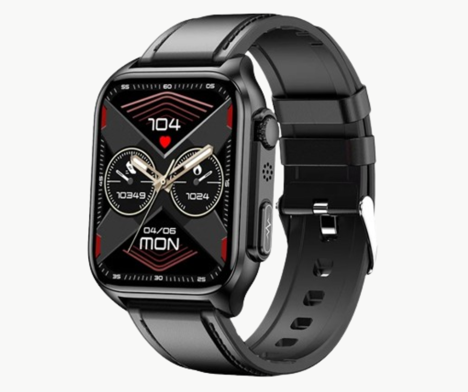 Leichte Smartwatch mit Touchscreen sowie Herzfrequenz- und Schlafüberwachung