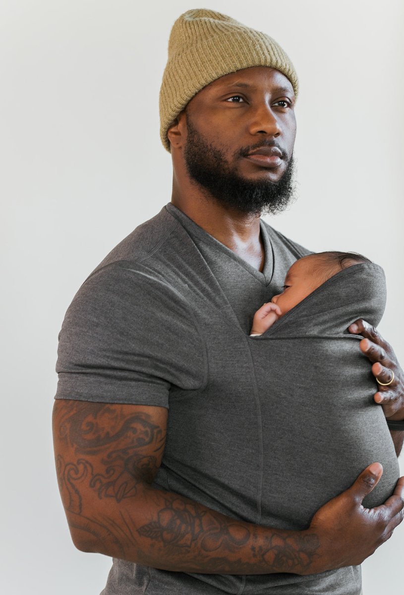 Ergonomisk justerbar blød og åndbar babyvikle som T-shirt