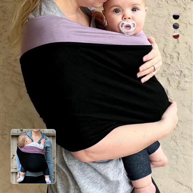 Blød, åndbar og ergonomisk håndfri justerbar babyvikle