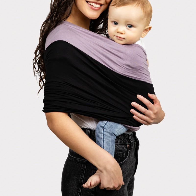 Blød, åndbar og ergonomisk håndfri justerbar babyvikle