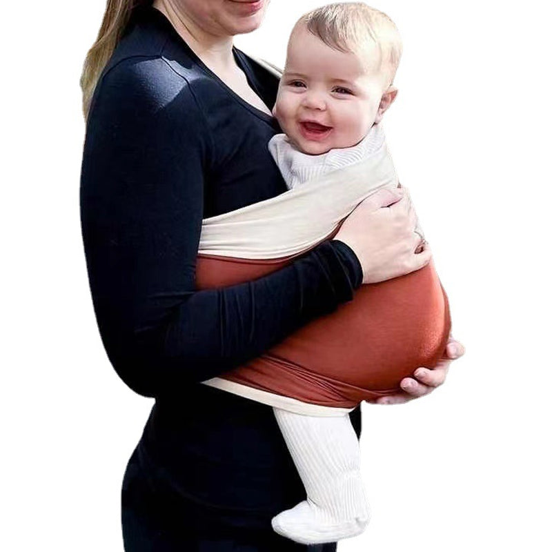 Blød, åndbar og ergonomisk håndfri justerbar babyvikle