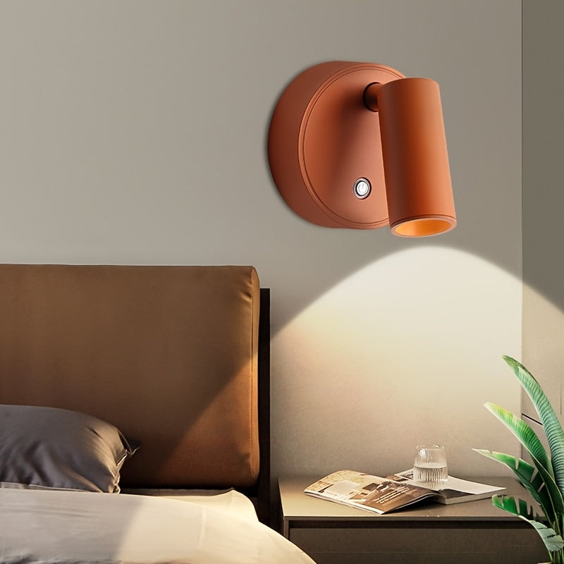Minimalistische abnehmbare kabellose Wandleuchte mit magnetischer Touch-Steuerung und Akku
