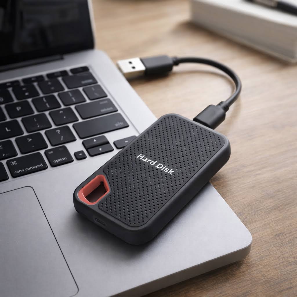 Kompakte tragbare externe SSD aus Aluminiumlegierung mit Typ-C-Anschluss