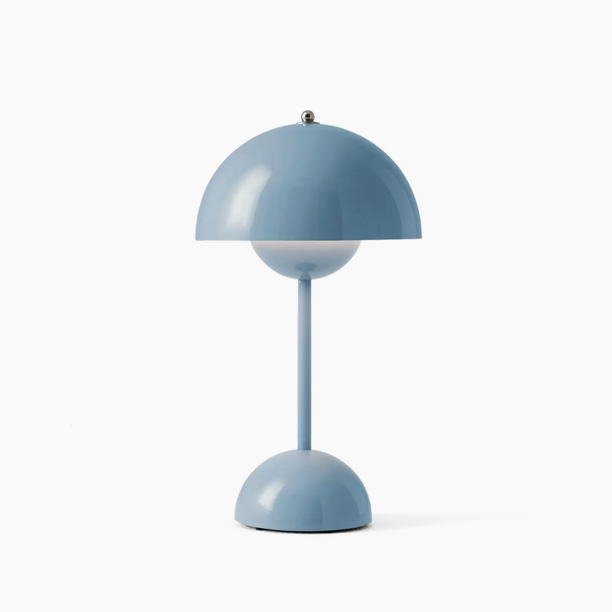 Kabellose dimmbare aufladbare Retro-Tischlampe in Kugelform