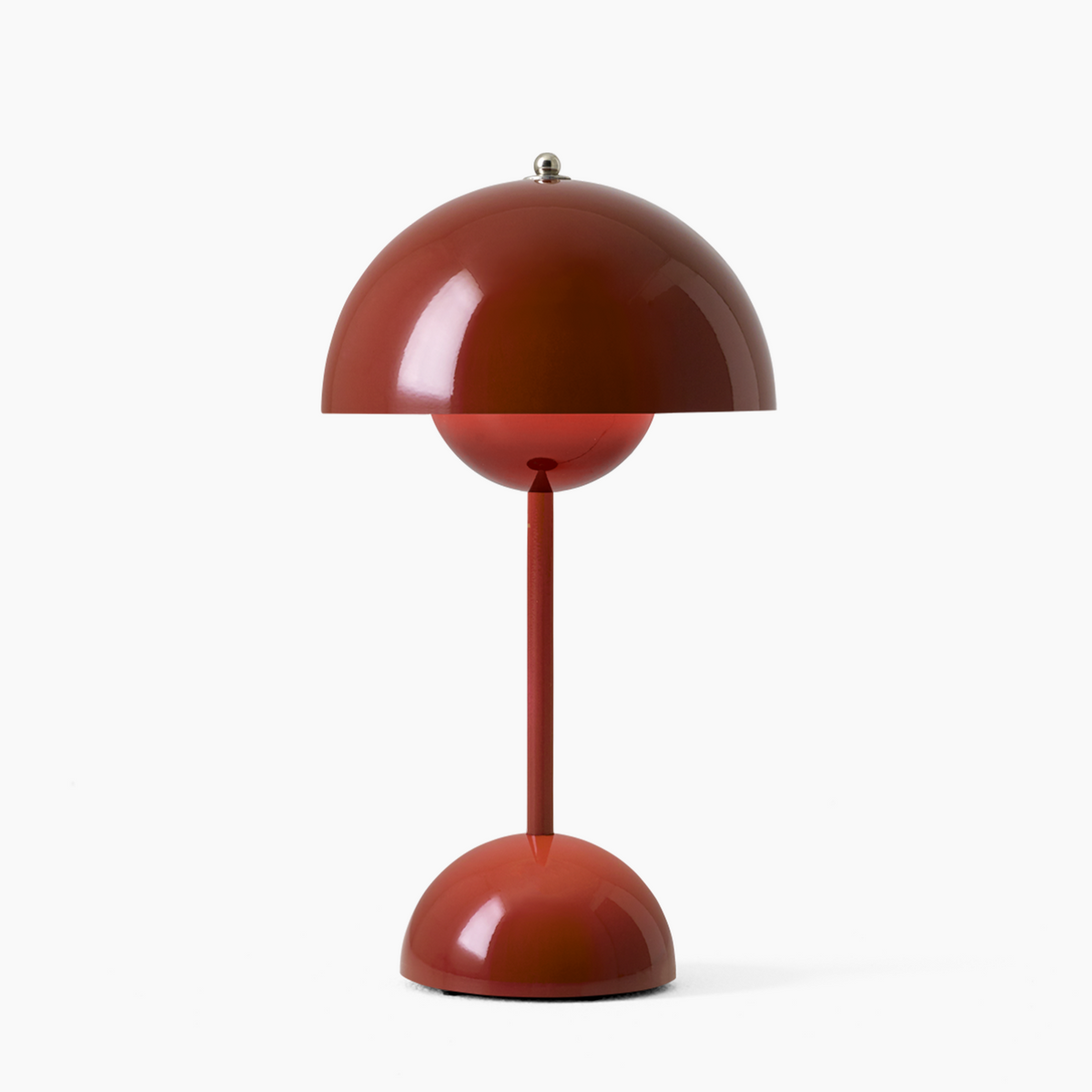 Kabellose dimmbare aufladbare Retro-Tischlampe in Kugelform