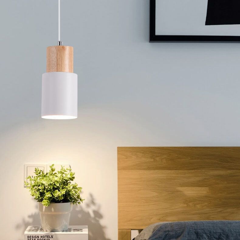Minimalistische zylindrische Pendelleuchte aus Aluminium mit verstellbarem Kabel