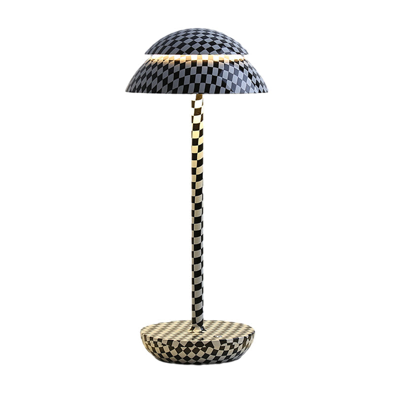 Kabellose tragbare wiederaufladbare Kunststoff-Tischlampe für Innen- und Außenbereiche