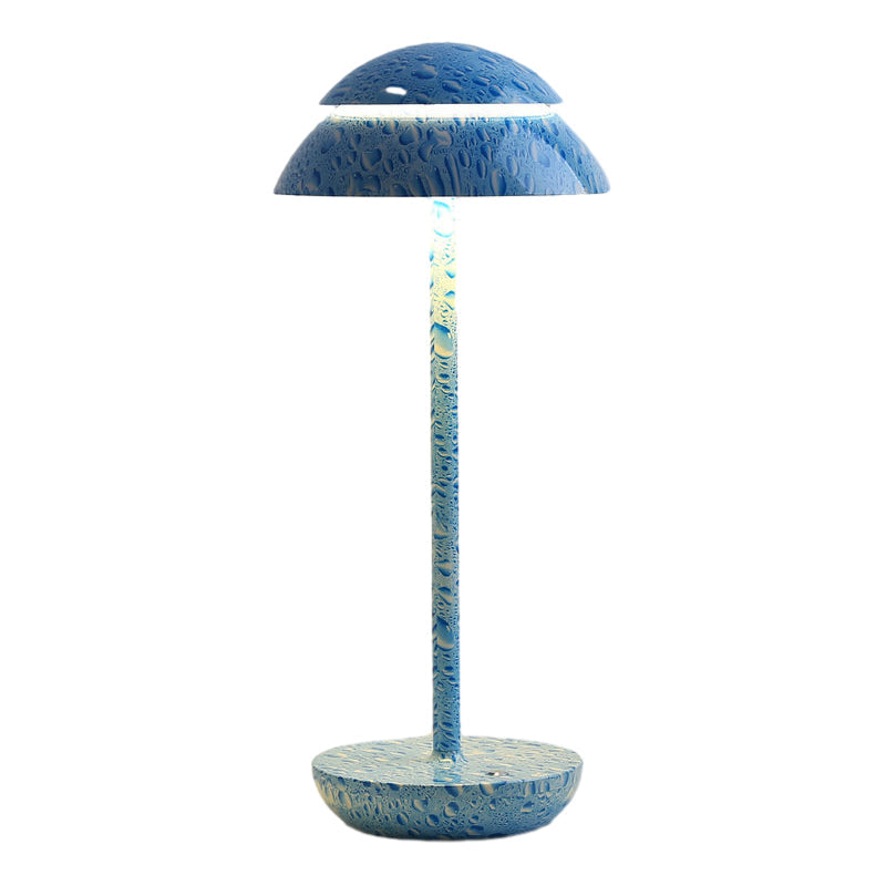 Kabellose tragbare wiederaufladbare Kunststoff-Tischlampe für Innen- und Außenbereiche